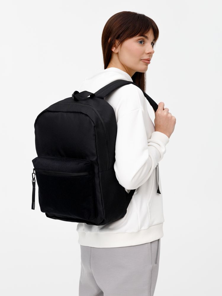 Рюкзак Patch Catcher с карманом из липучки, черный-9