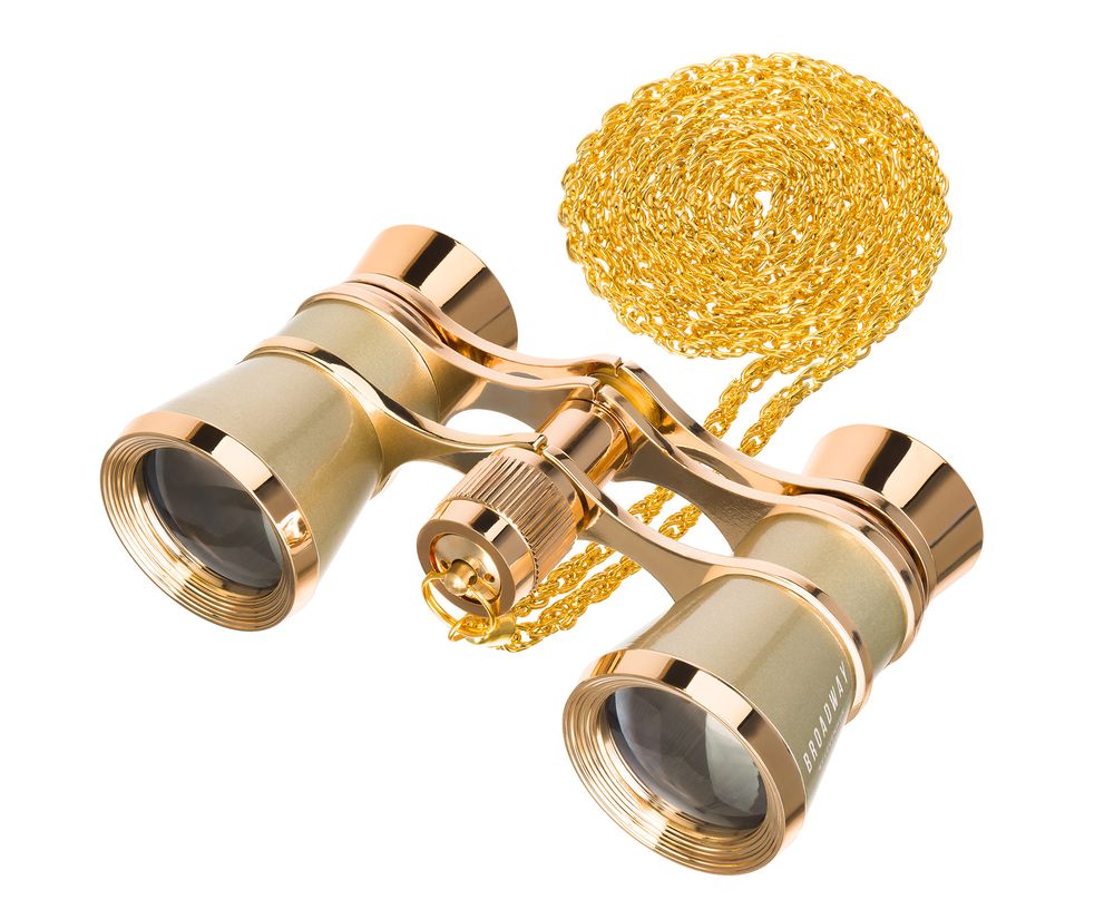 Театральный бинокль Broadway 325B, золотистый-1