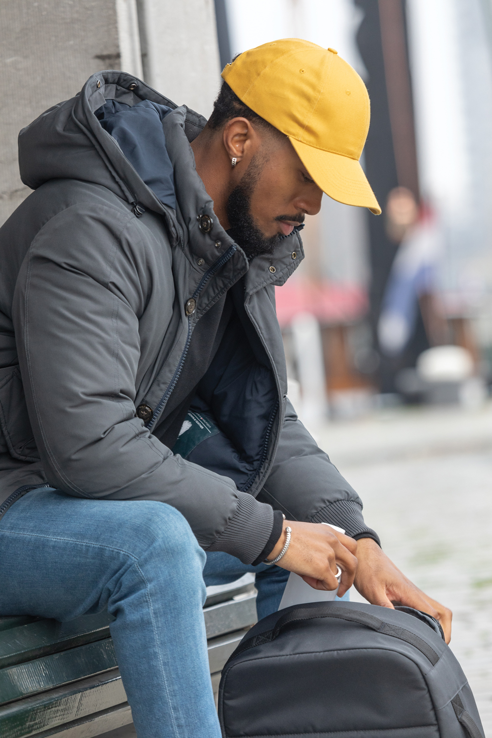 Бейсболка Impact из переработанного хлопка AWARE™, 6 клиньев, 280 г/м2-10