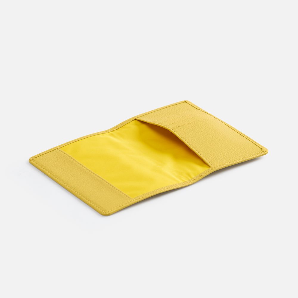 Обложка для паспорта Unison, желтая-2