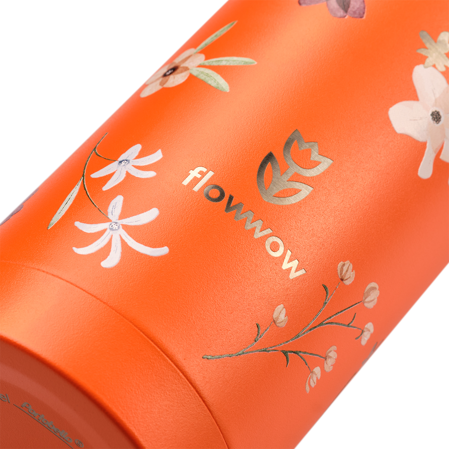 Термобутылка вакуумная герметичная Фреско (Fresco), оранжевая, зернистое покрытие-8