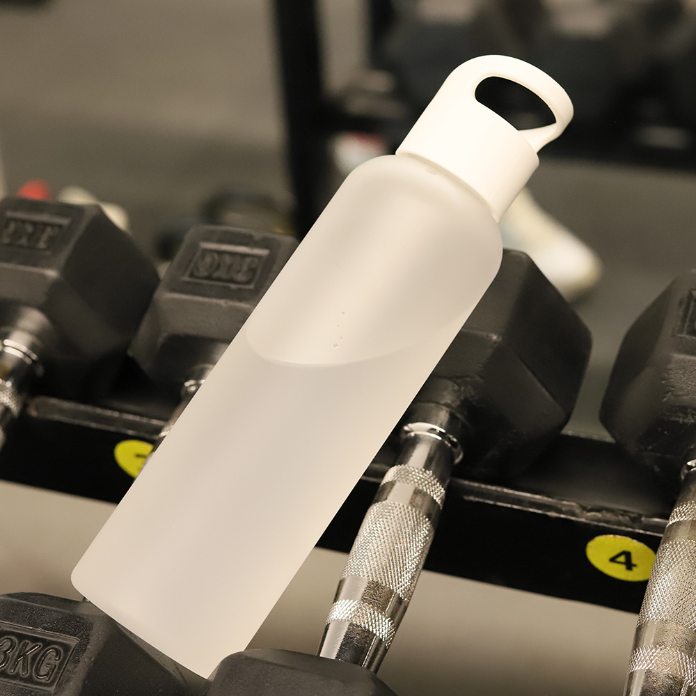 Бутылка пластиковая для воды Sportes (матовая), Белый-1