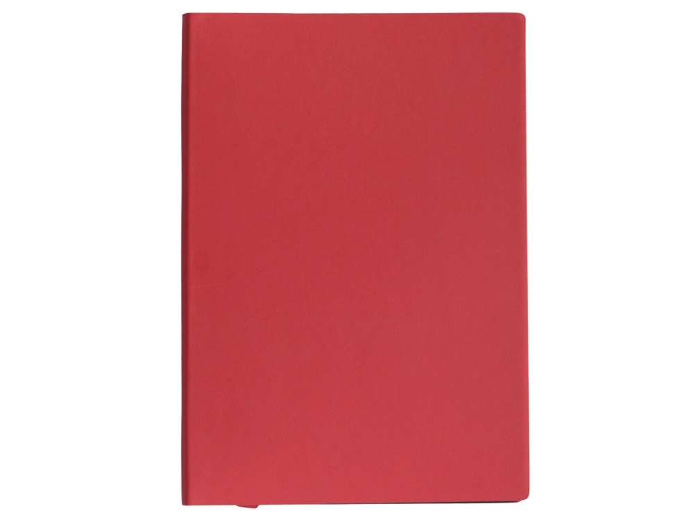 Бизнес-блокнот C1 софт-тач, гибкая обложка, 128 листов, красный-1