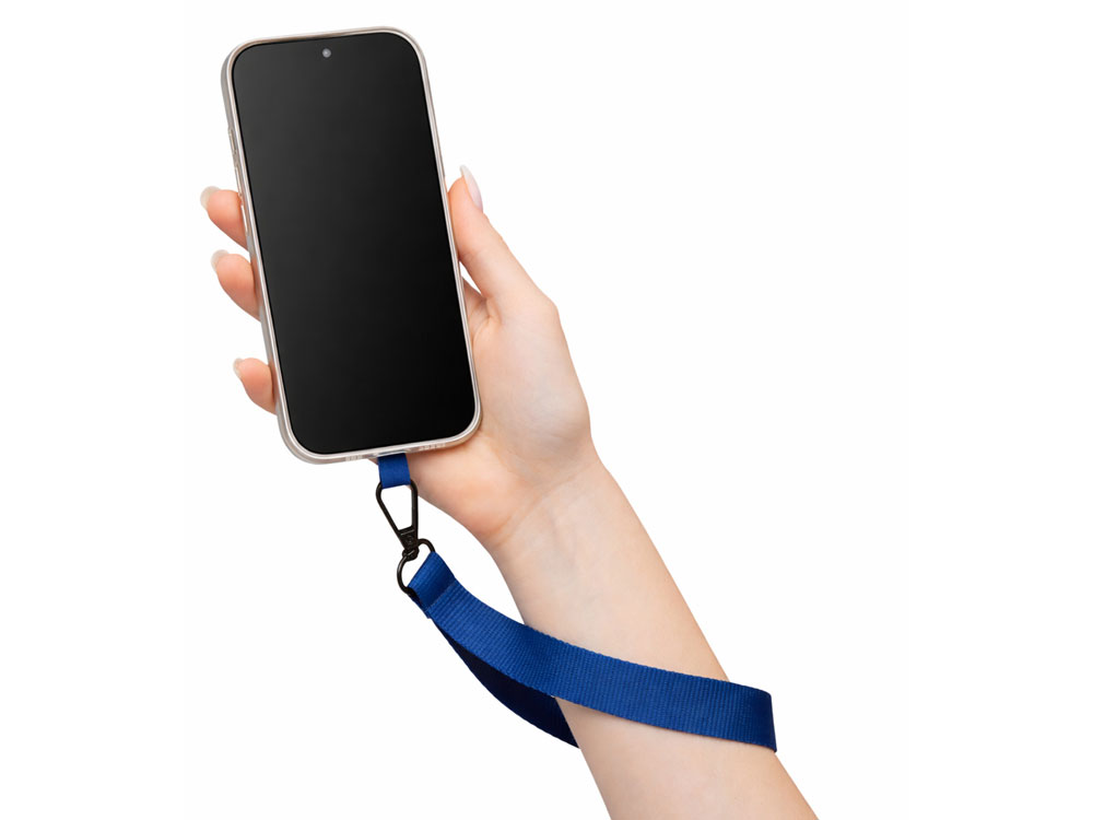 Ремешок на руку для телефона Рист, темно-синий-4