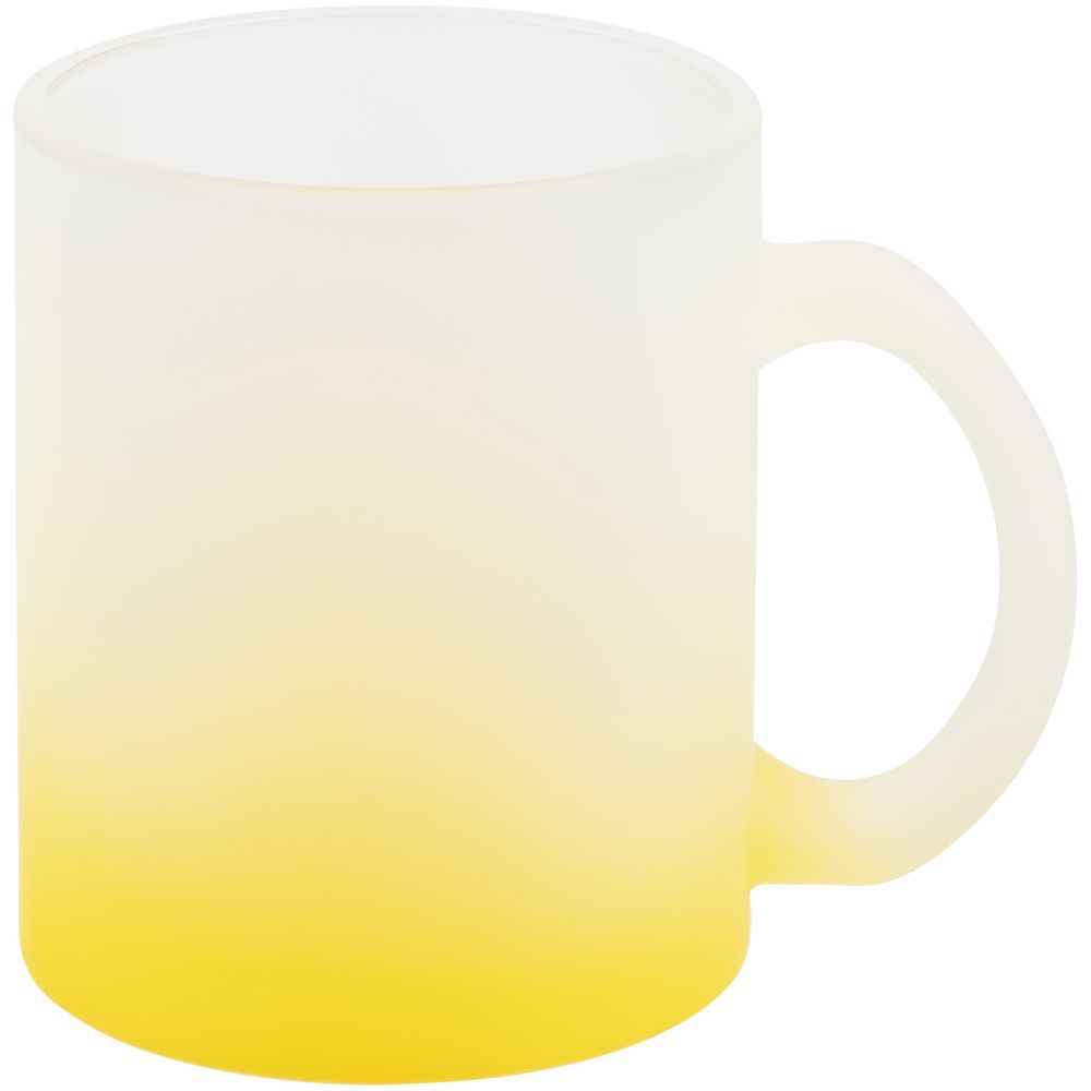 Кружка Grade Fade для сублимационной печати, матовая, желтая-0