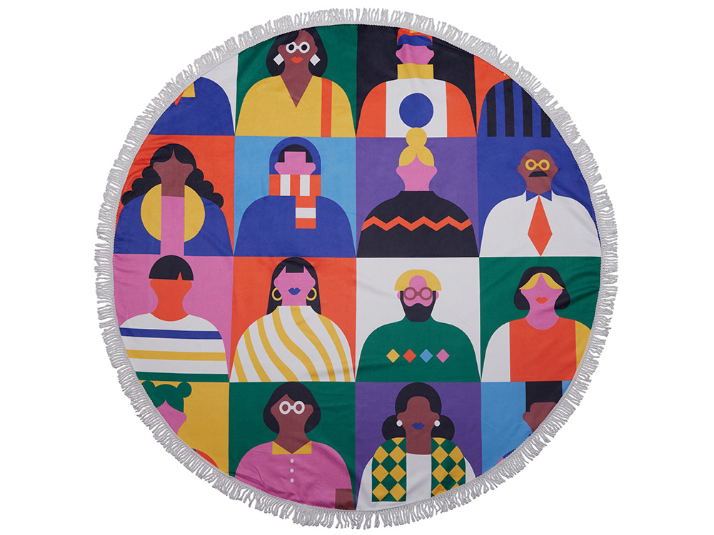 Пляжное полотенце для сублимации-5