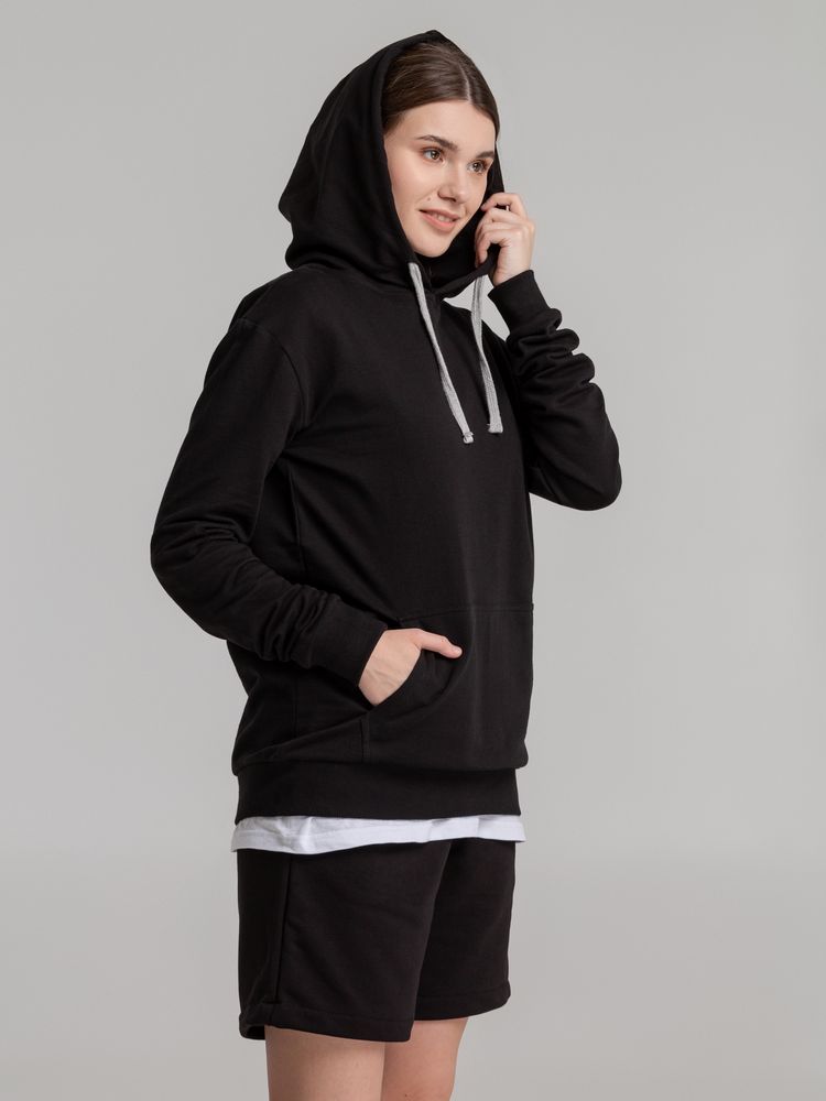 Толстовка с капюшоном Unit Kirenga, черная-4