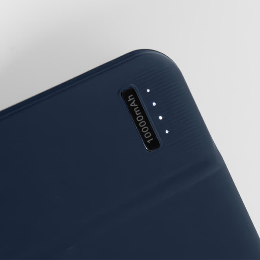 Универсальный аккумулятор Flash 10 (10000 мАч) с подсветкой и soft touch,синий,13,7х6,87х1,55 мм, синий-4