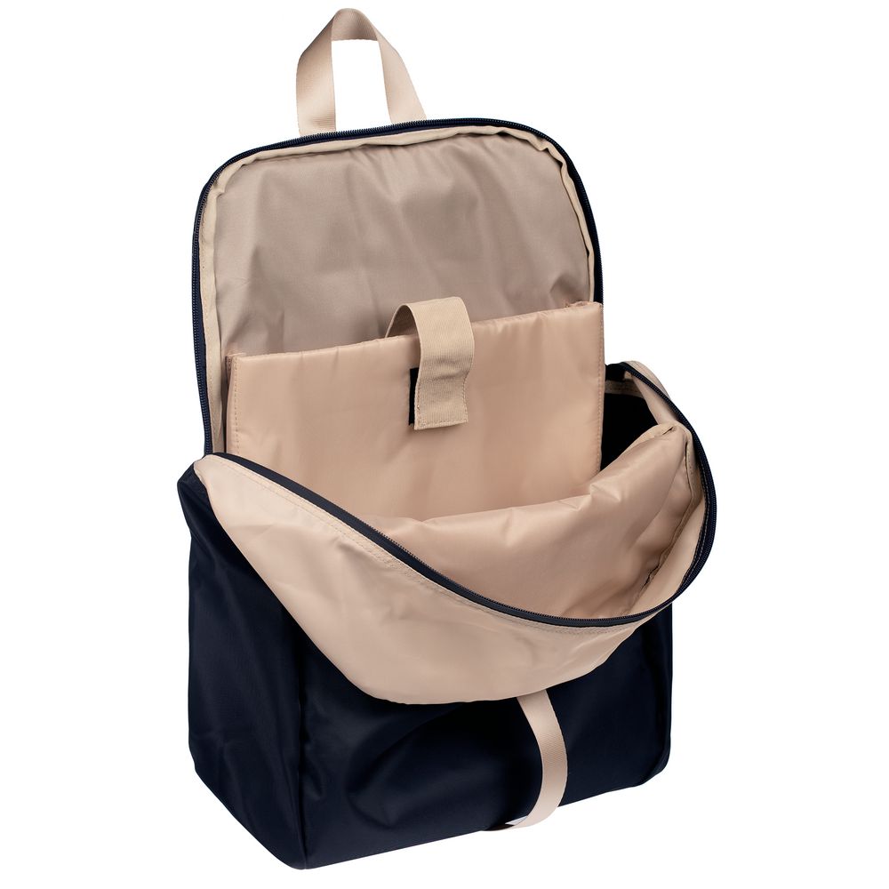 Рюкзак coolStuff, темно-синий с бежевым-3