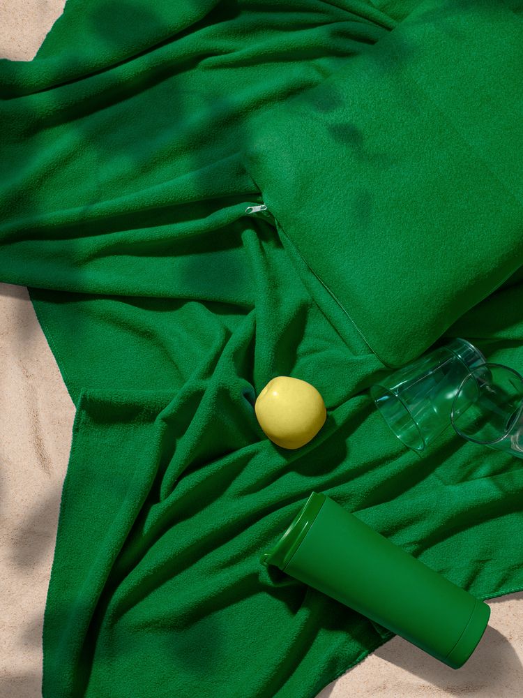 Дорожный плед-подушка Pathway 2, зеленый-5