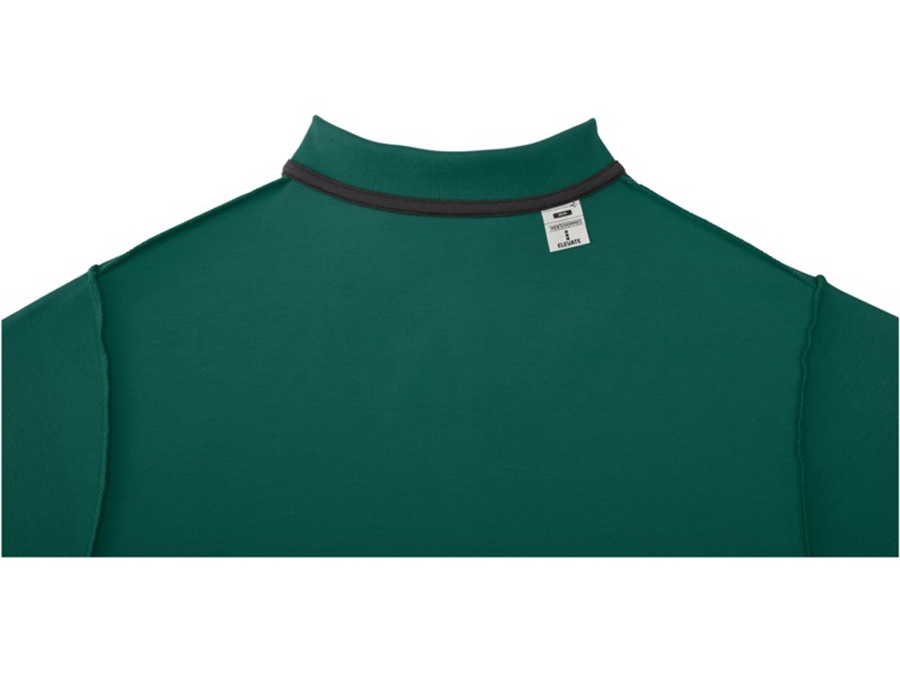 Мужское поло Helios с коротким рукавом, зеленый лесной-3