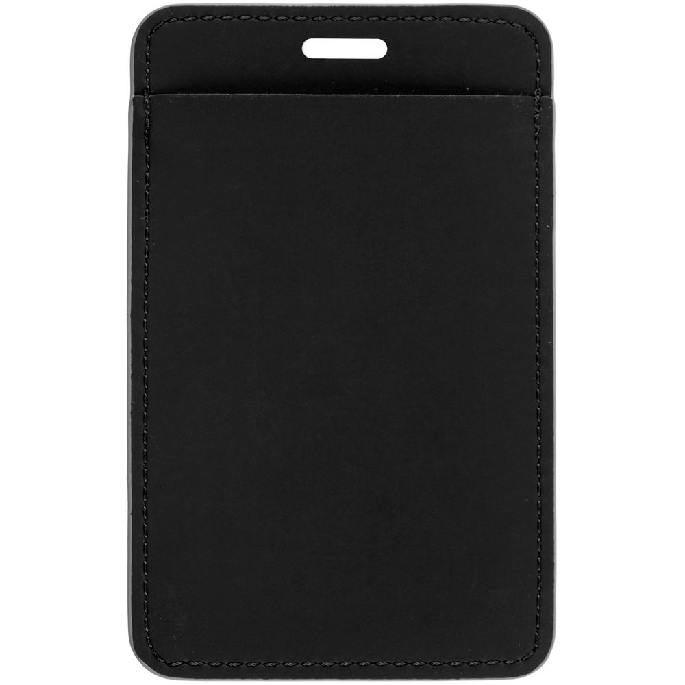 Чехол для пропуска Shall Simple, черный-1