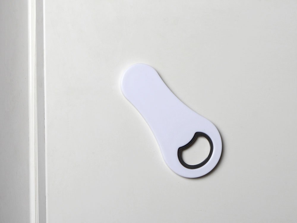 Открывашка для бутылок, с магнитом, белый-2