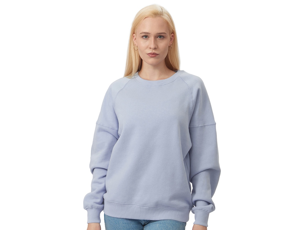 Свитшот оверсайз Paris, унисекс, небесно-голубой-3