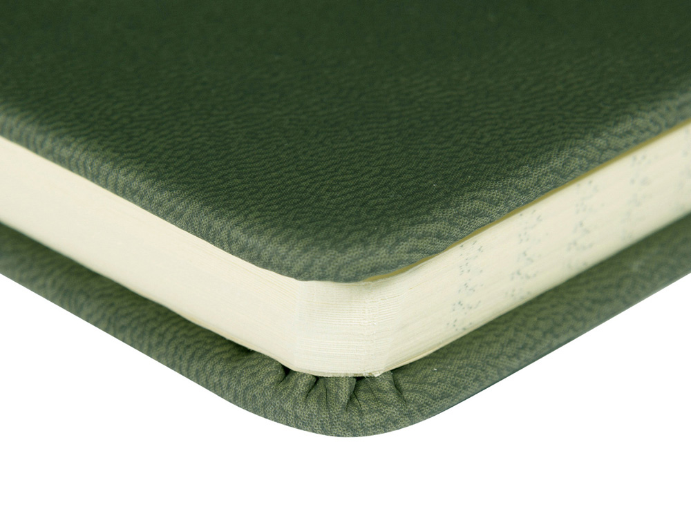 Ежедневник недатированный А5 Megapolis Velvet New, темно-зеленый-1