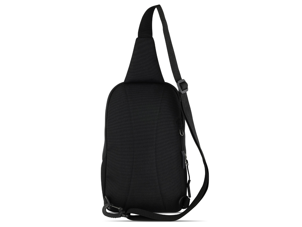 Рюкзак BUGATTI Blanc Delight, чёрный, нейлон RPET600D/тарпаулин/полиэстер, 18х10х31 см, 5 л-7