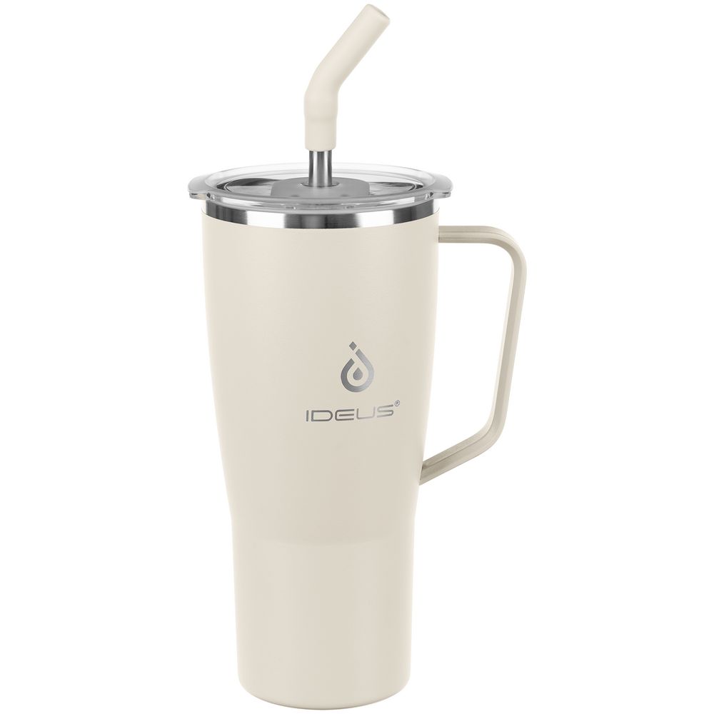 Термостакан Kasumigaoka, белый (молочный)-2