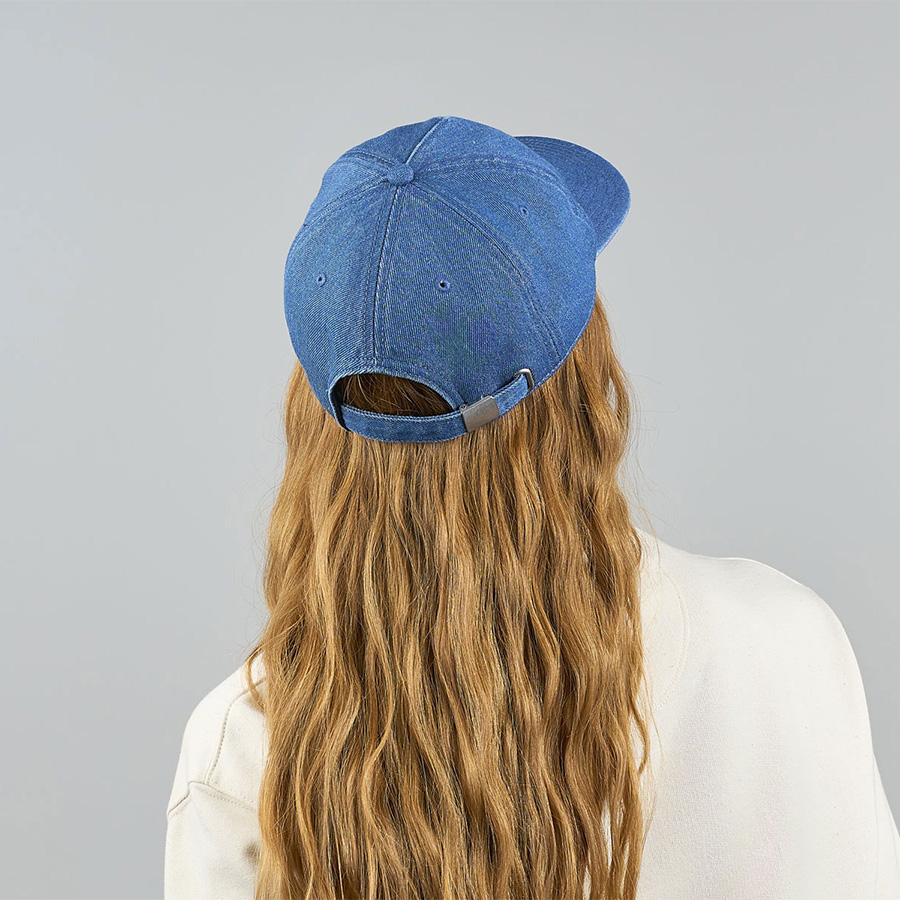 Бейсболка IRAYA, 5 клиньев, металлическая застежка, голубой-2