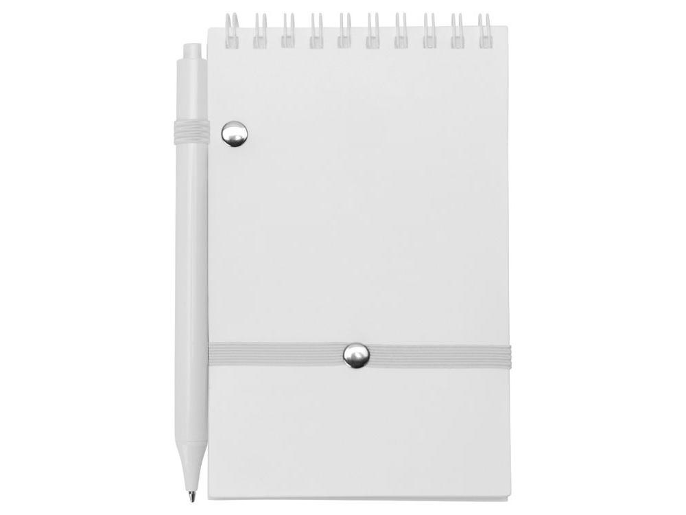 Антибактериальный набор с блокнотом и стаканом  Safe work, белый-6