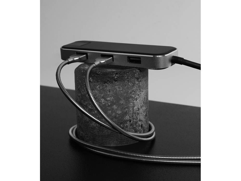 Хаб USB Rombica Type-C Chronos Black-12