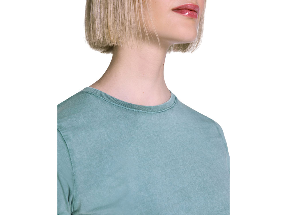 Футболка Fiyi женская, сине-зеленый выстиранный-6