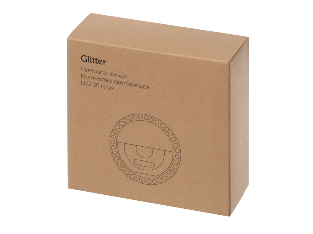 Световое кольцо для селфи Glitter, черный-13