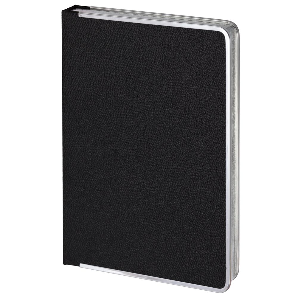 Ежедневник Frame Metal, недатированный, черный-1