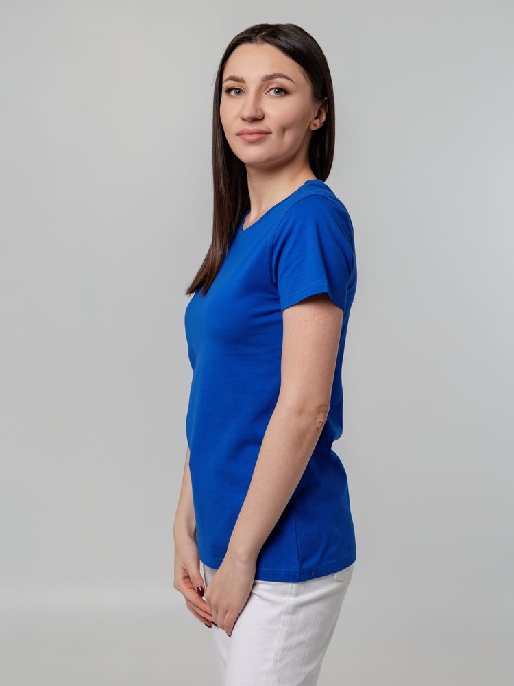 Футболка женская T-bolka Stretch Lady, ярко-синяя (royal)-3