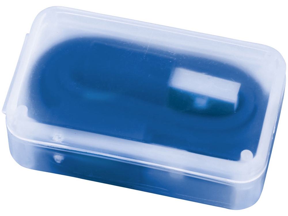 2 в 1 Кабель для зарядки в футляре, синий-1