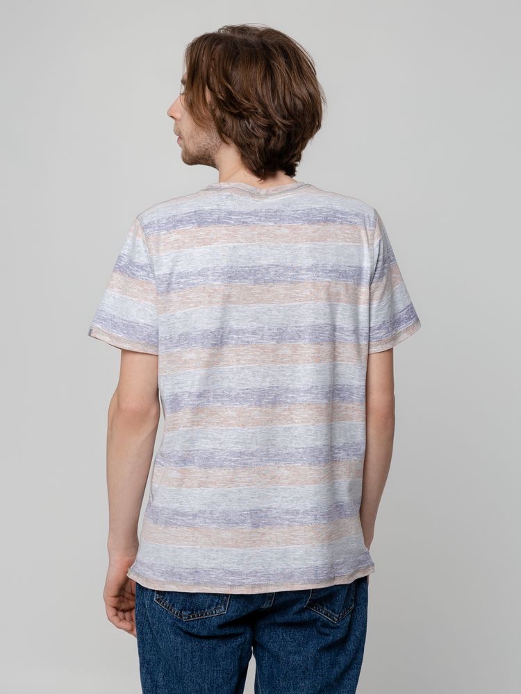 Футболка мужская Rayet двусторонняя, оранжевая с фиолетовым-6