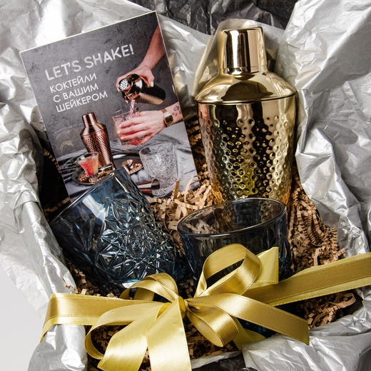 Подарочный набор Let’s shake "Семейный бармен", графит-1