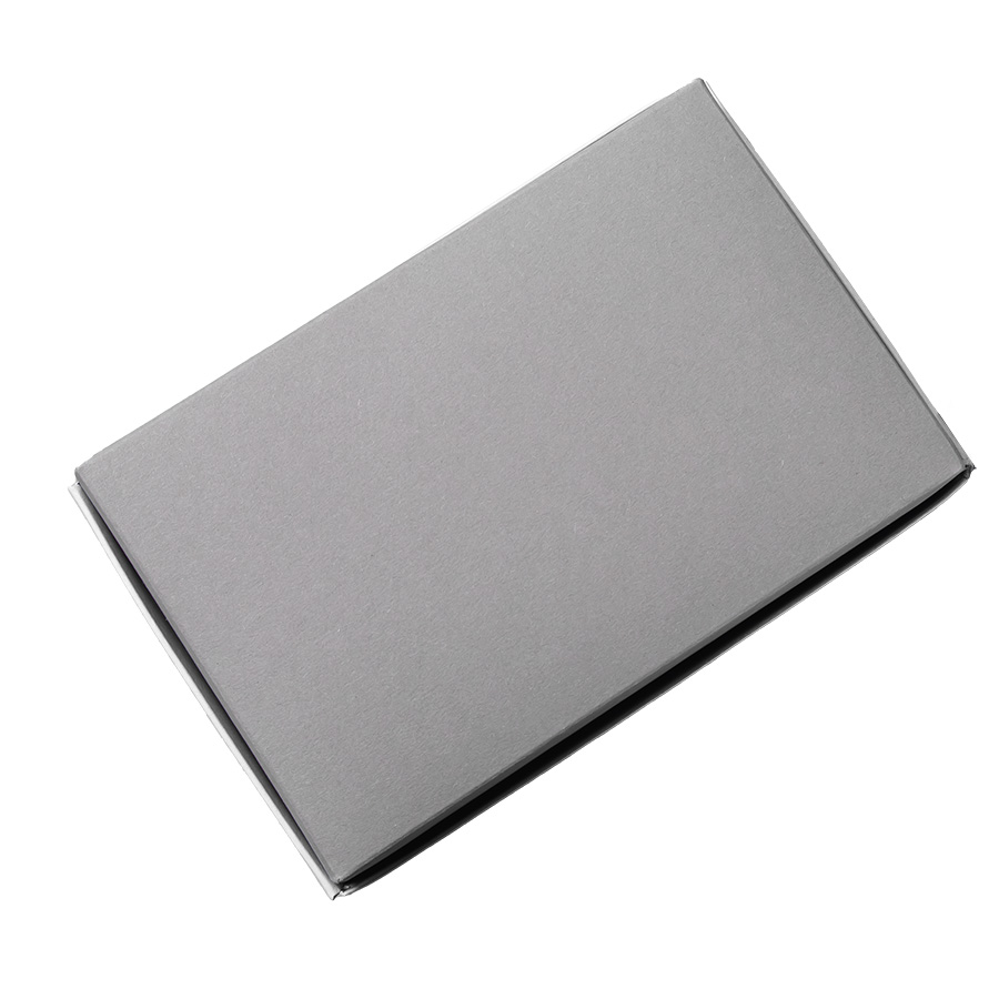Коробка подарочная CRAFT BOX размер 17,5 x 11,5 x 4 см, белый, серый-2