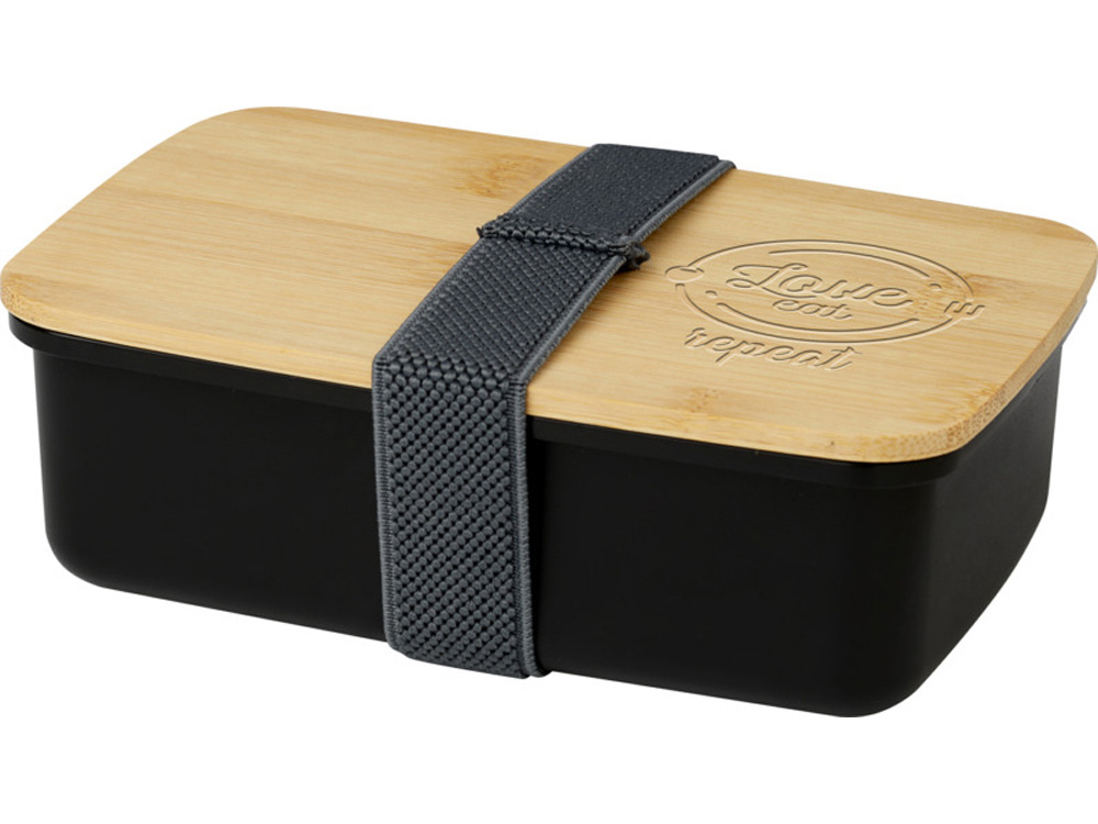 Mangi ланч-бокс на 500 мл - сплошной черный-4