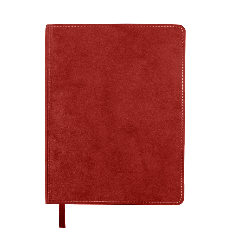 Ежедневник недатированный EMBER, бордовый, формат А5, блок в линейку, бордовый-1