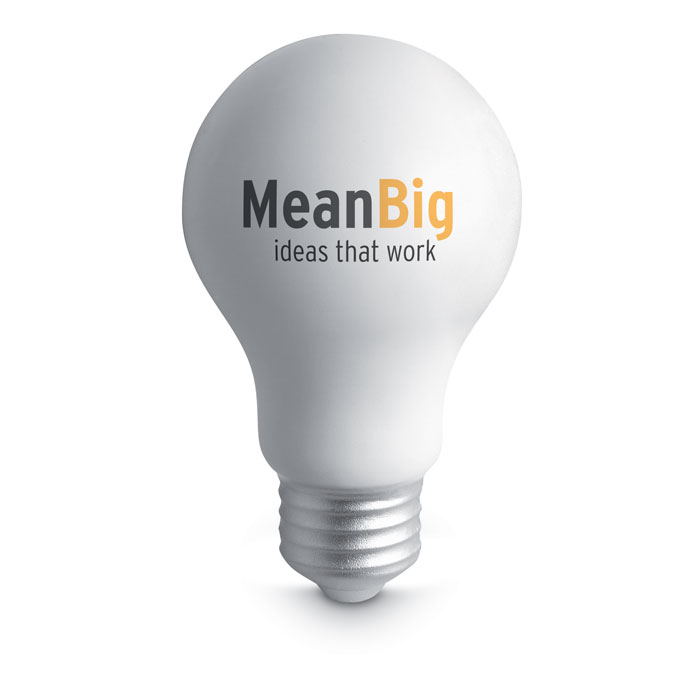 Антистресс "лампочка", белый-1