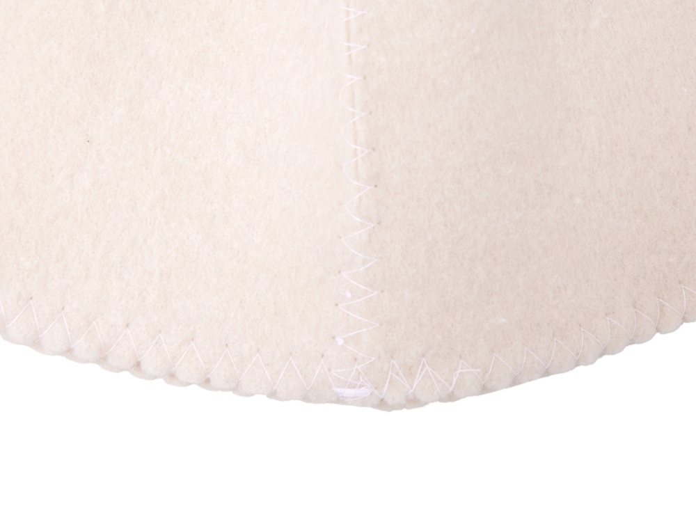 Шапка для бани и сауны Healing, белая-1