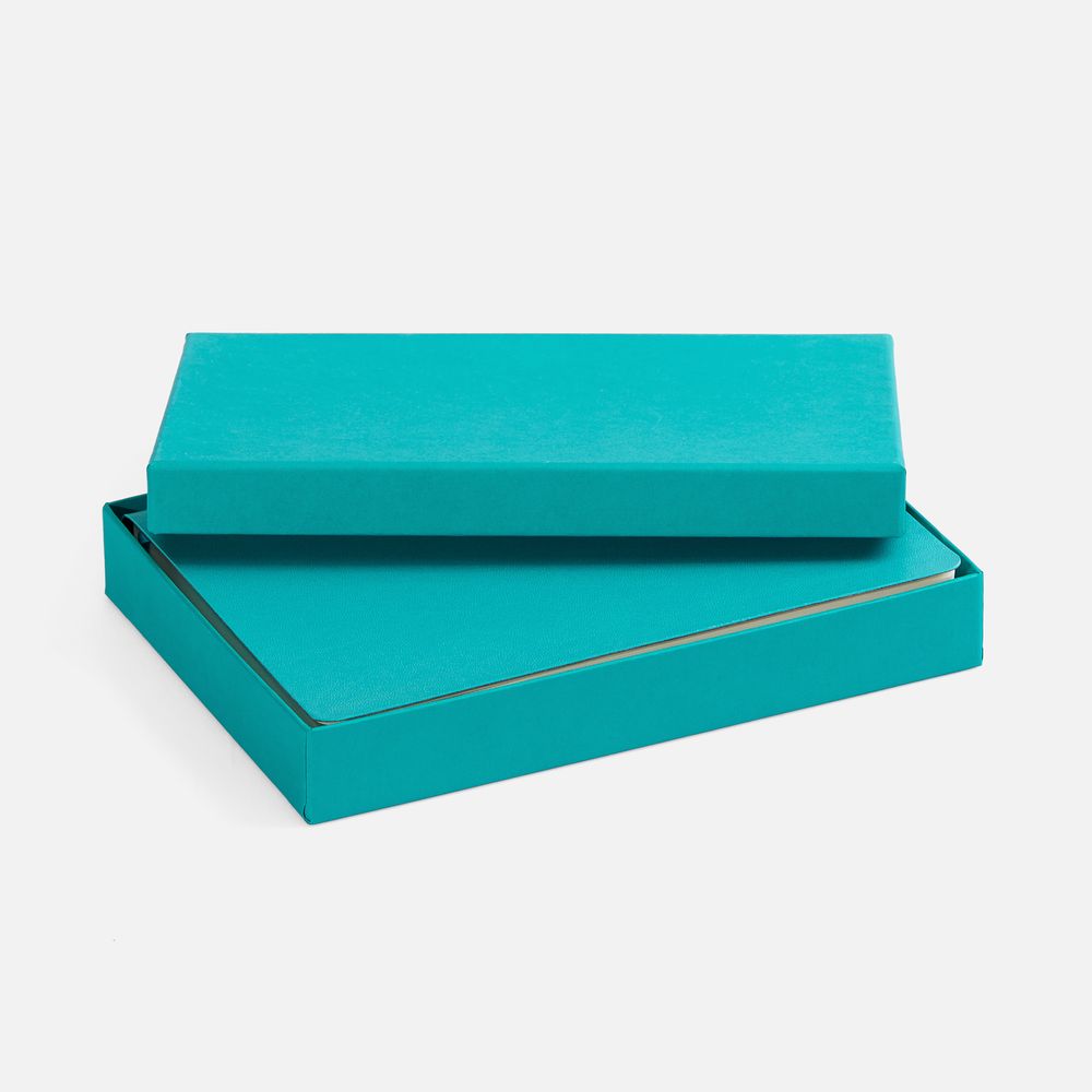 Коробка под ежедневник Startpoint, бирюзовая-2