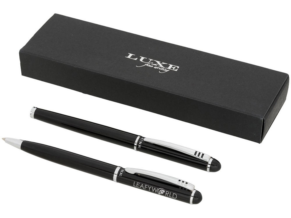 Подарочный набор ручек Andante, черный-4