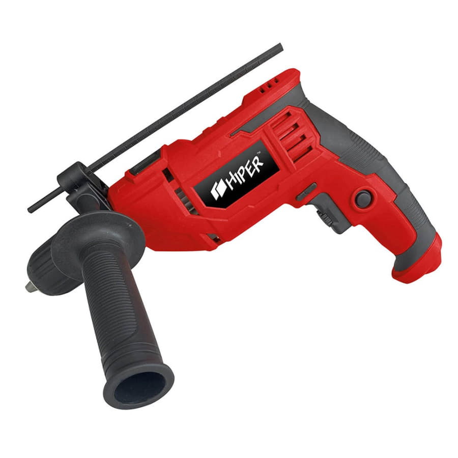 Дрель ударная HIPER HID680A, 680Вт 0 -3000об/мин, 13мм, коробка, красный-2