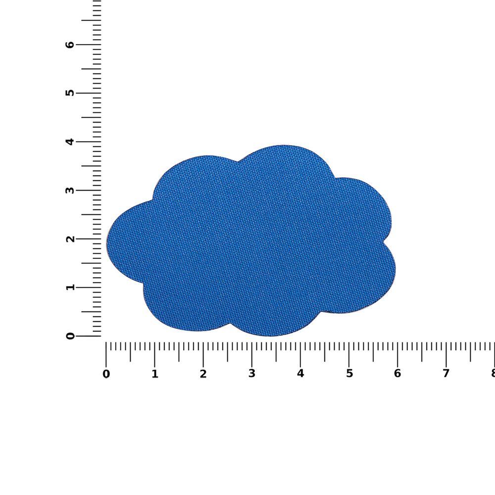 Наклейка тканевая Lunga Calum, L, синяя-1