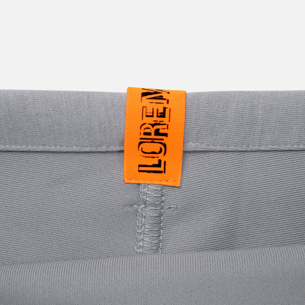 Лейбл тканевый Epsilon, S, оранжевый неон-4