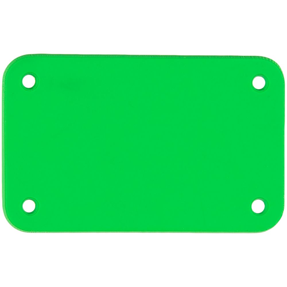 Лейбл из ПВХ Kreta, S, зеленый неон-0