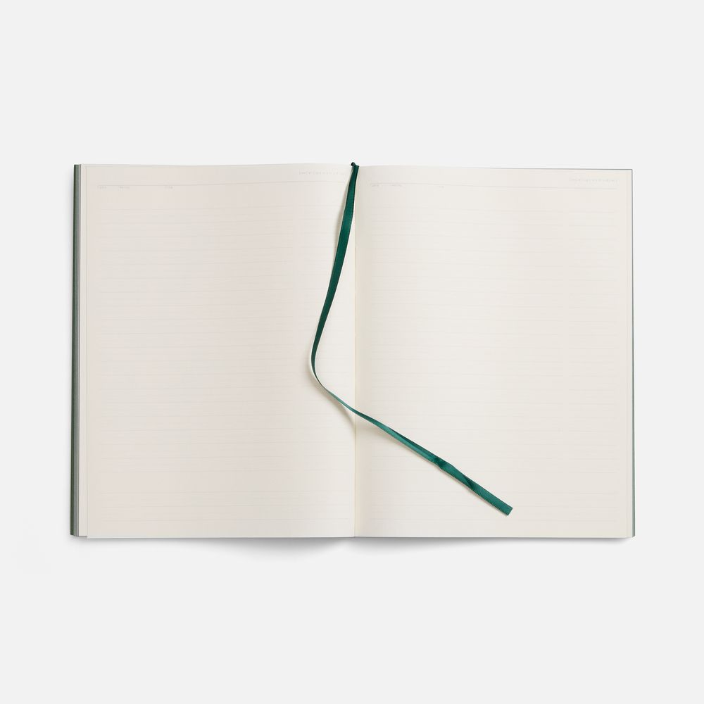 Ежедневник Flat Maxi, недатированный, зеленый, ver.2-3