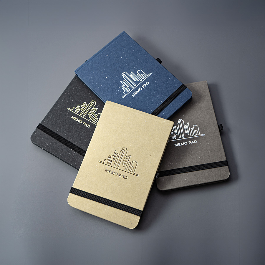 Блокнот MEMO, размер 90х140 мм,бежевый, блок в клетку, бежевый-3