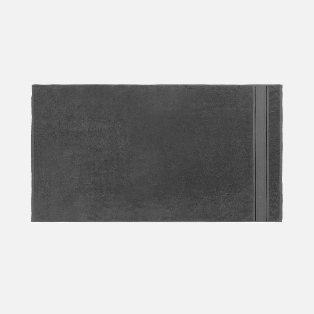 Полотенце махровое Terrychic XL, темно-серое-1