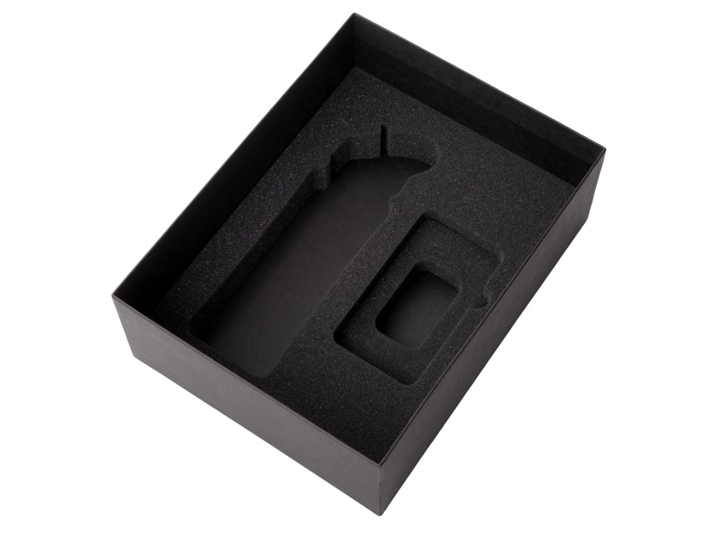 Подарочный набор с бутылкой для воды и повербанком С1, 5000 mAh, синий-4