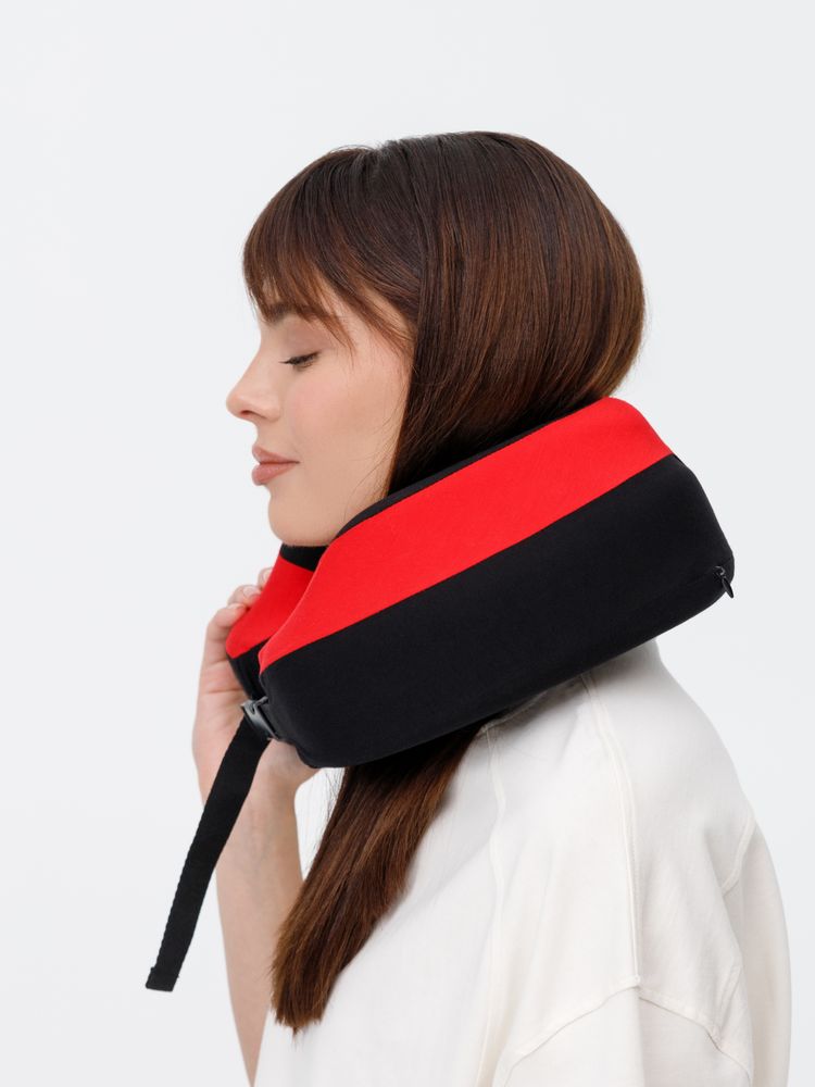 Дорожная подушка Piligrim, красная-8