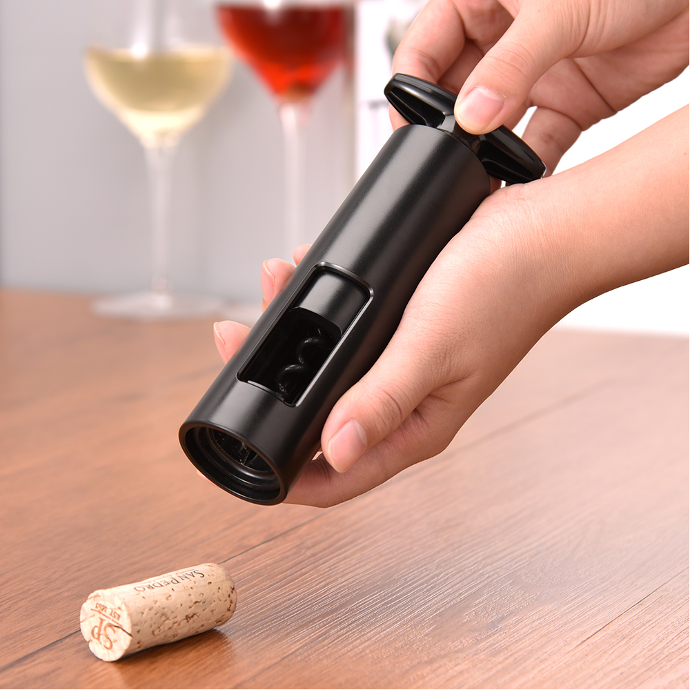 Штопор механический Клив, Черный-8