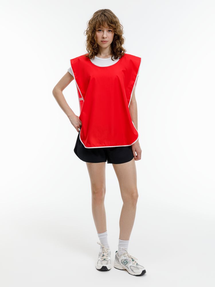 Манишка Member, красная с белым-3