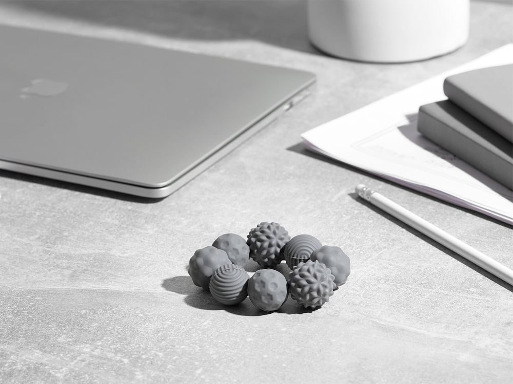 Магнитный антистресс Snippet, серый-3